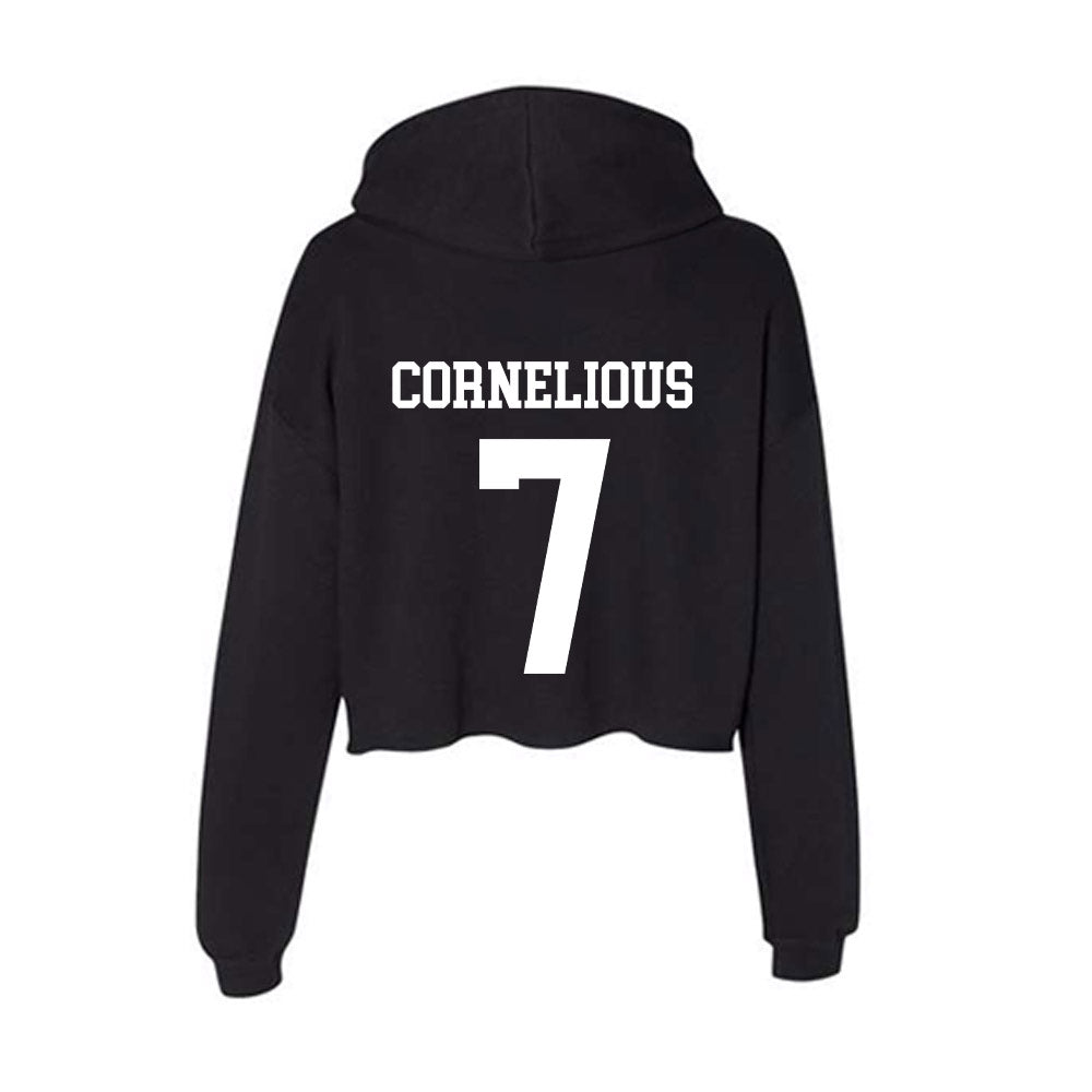 OKBU - NCAA Football : Bryson Cornelious - Women's Crop Fleece Hoodie-1