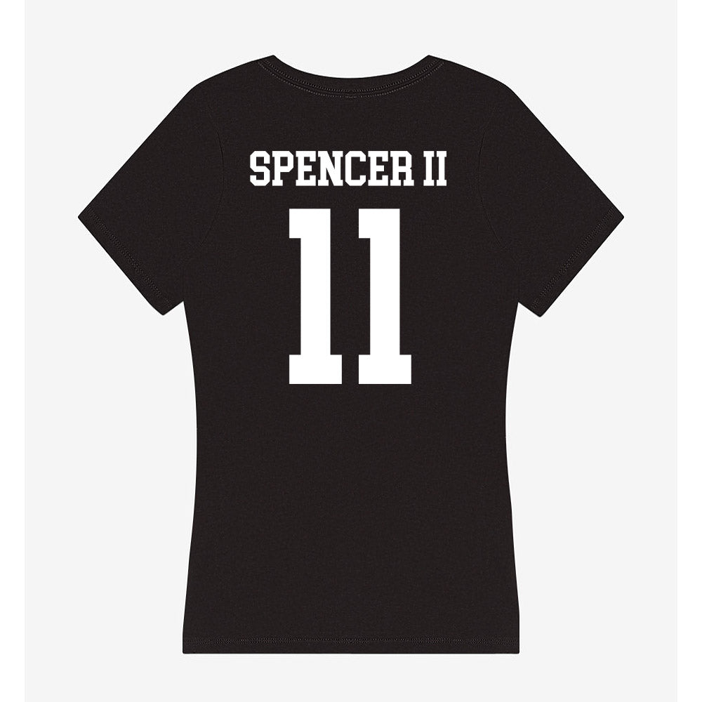 OKBU - NCAA Football : Brandon Spencer II - Women's V-Neck T-Shirt-1