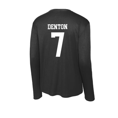 OKBU - NCAA Football : Drew Denton - Activewear Long Sleeve T-Shirt-1