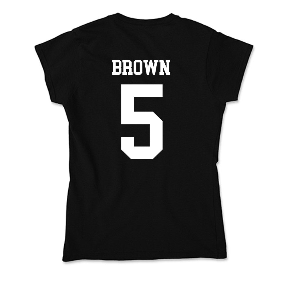 OKBU - NCAA Men's Basketball : Ricky Brown - Soft Style Women’s T-Shirt-1