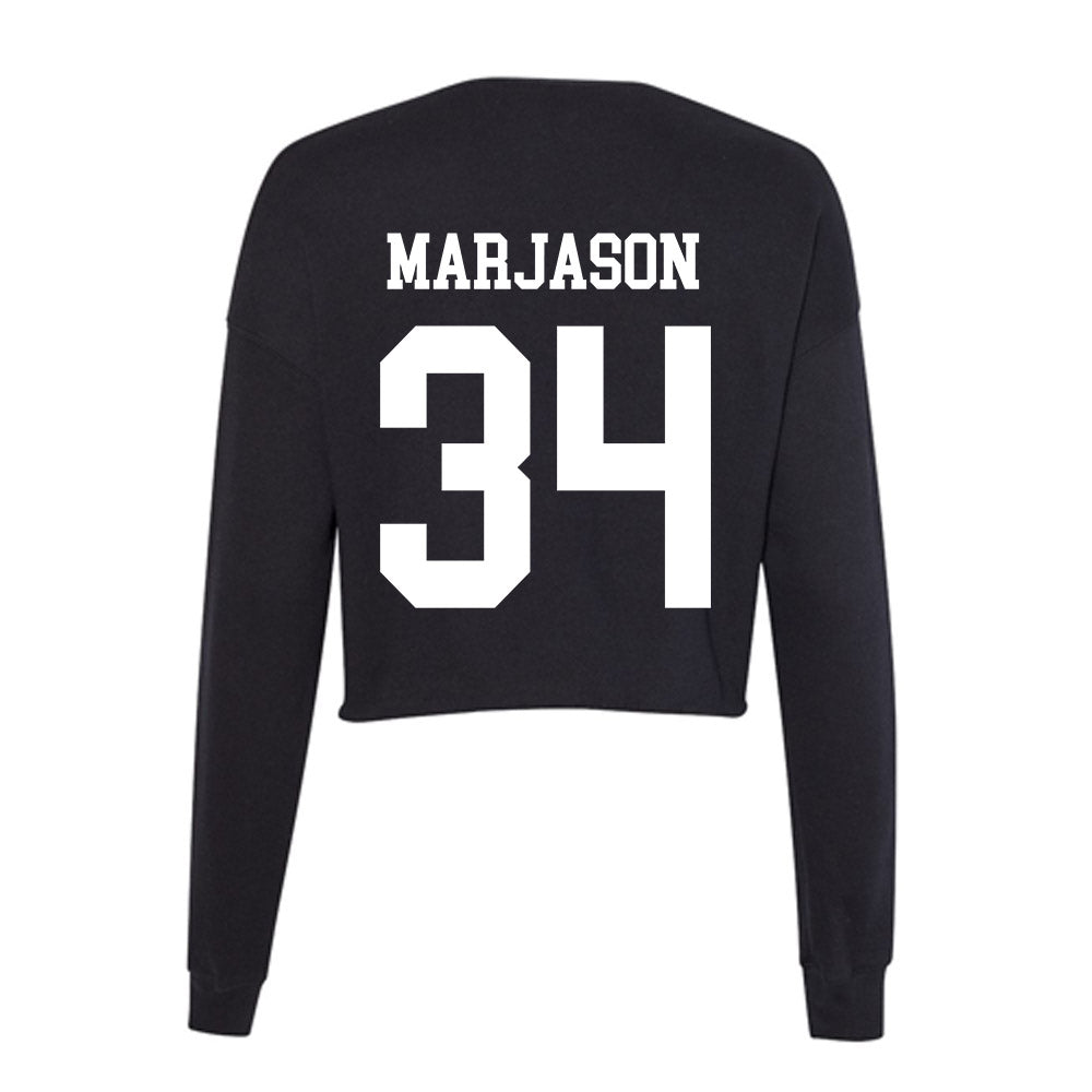 OKBU - NCAA Women's Basketball : Aubrey Marjason - Women's Cropped Crew Fleece-1