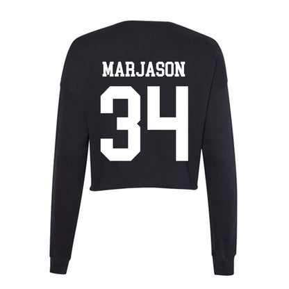 OKBU - NCAA Women's Basketball : Aubrey Marjason - Women's Cropped Crew Fleece-1