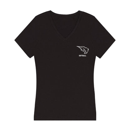 OKBU - NCAA Softball : Jaycee Shaffer - Women's V-Neck T-Shirt-0