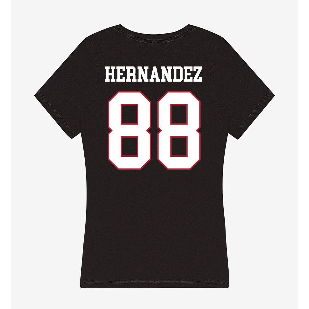 Miami of Ohio - NCAA Softball : Danitza Hernandez - Women's V-Neck T-Shirt-1