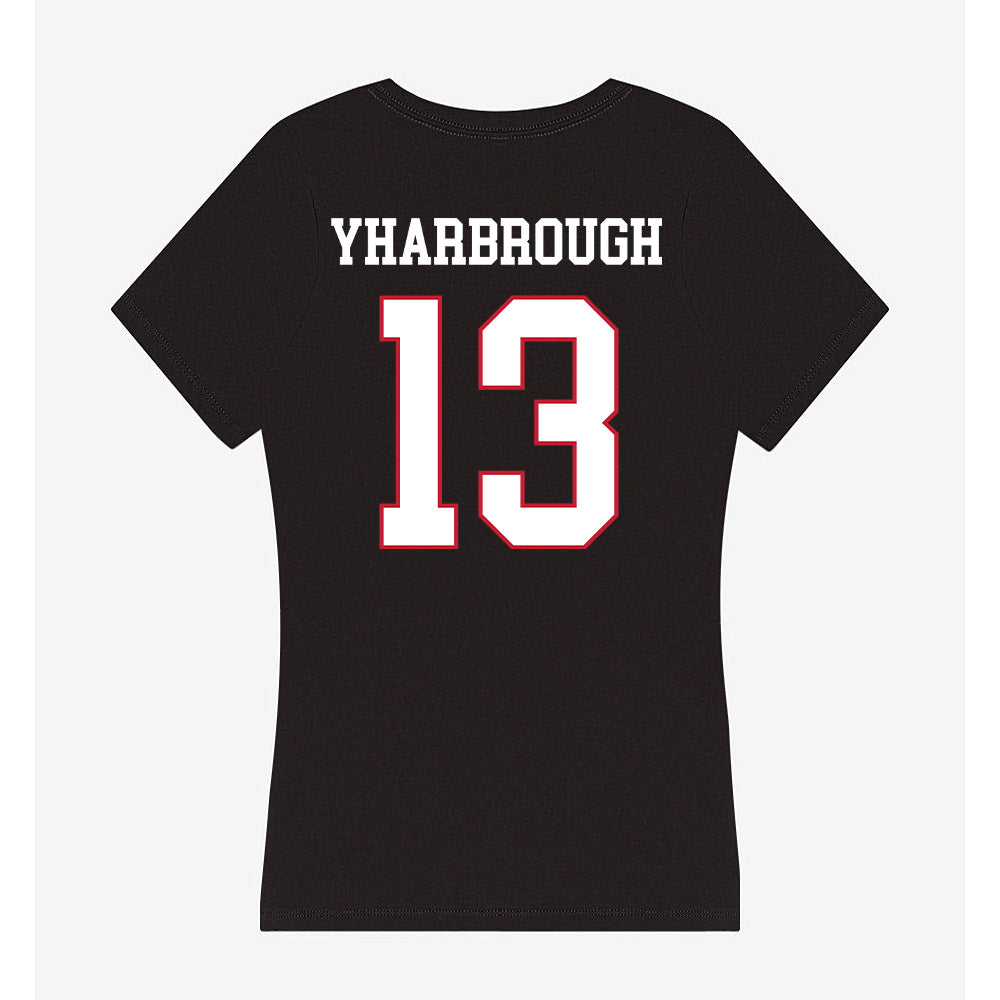 Miami of Ohio - NCAA Football : Desmon Yharbrough - Women's V-Neck T-Shirt-1