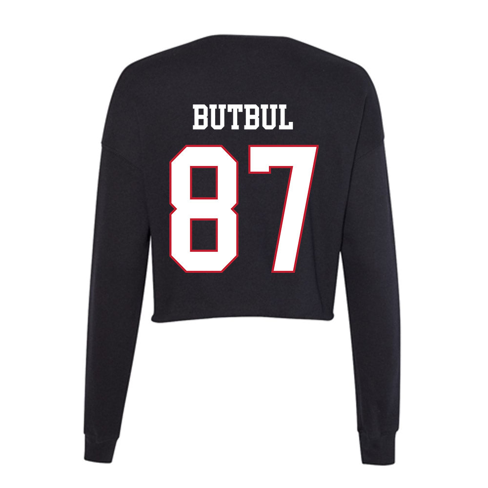 Miami of Ohio - NCAA Football : Noam Butbul - Women's Cropped Crew Fleece-1