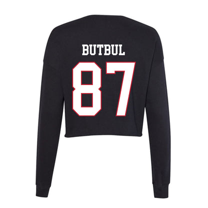 Miami of Ohio - NCAA Football : Noam Butbul - Women's Cropped Crew Fleece-1