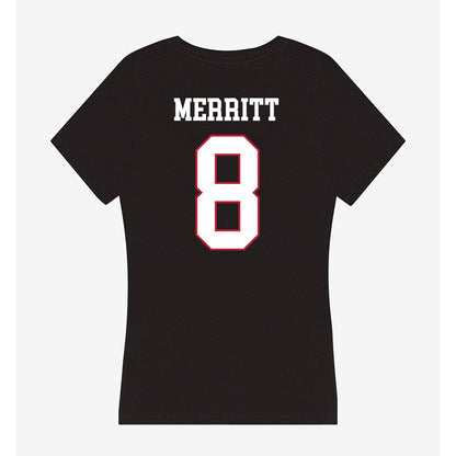 Miami of Ohio - NCAA Softball : Holly Merritt - Women's V-Neck T-Shirt-1