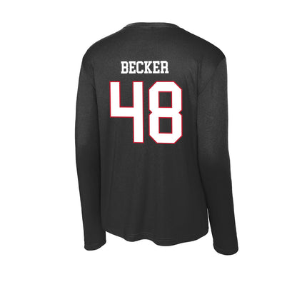 Miami of Ohio - NCAA Football : Chase Becker - Activewear Long Sleeve T-Shirt-1