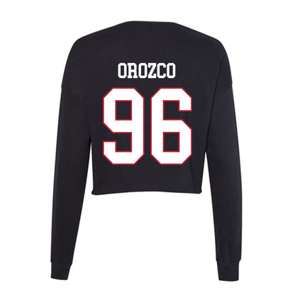 Miami of Ohio - NCAA Football : Carmine Orozco - Women's Cropped Crew Fleece-1