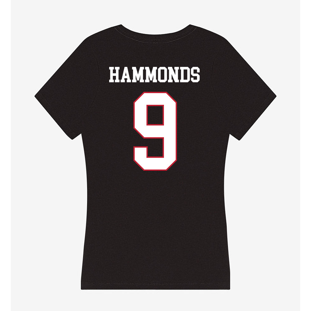 Miami of Ohio - NCAA Football : Javon Hammonds - Women's V-Neck T-Shirt-1