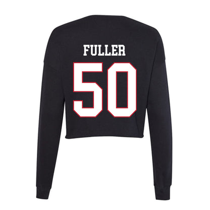 Miami of Ohio - NCAA Football : Jayden Fuller - Women's Cropped Crew Fleece-1