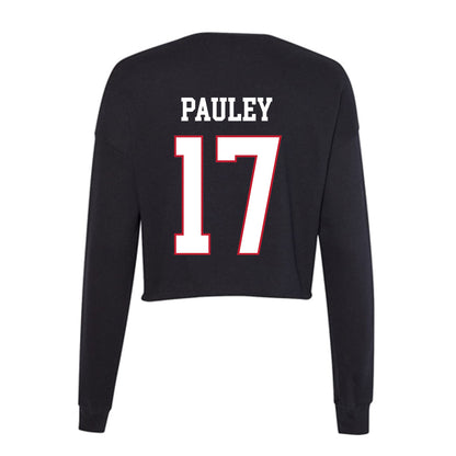 Miami of Ohio - NCAA Baseball : Cole Pauley - Women's Cropped Crew Fleece-1