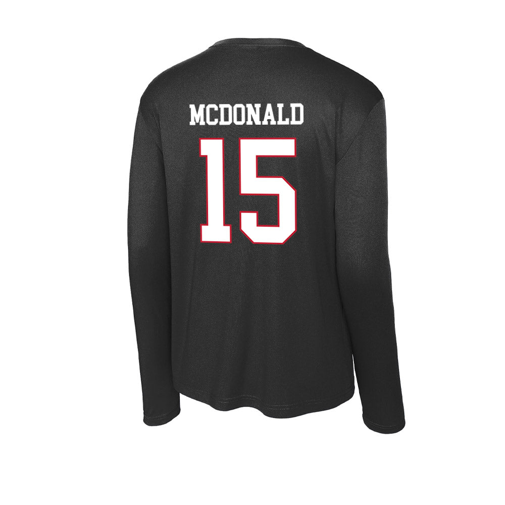 Miami of Ohio - NCAA Football : Cade McDonald - Activewear Long Sleeve T-Shirt-1
