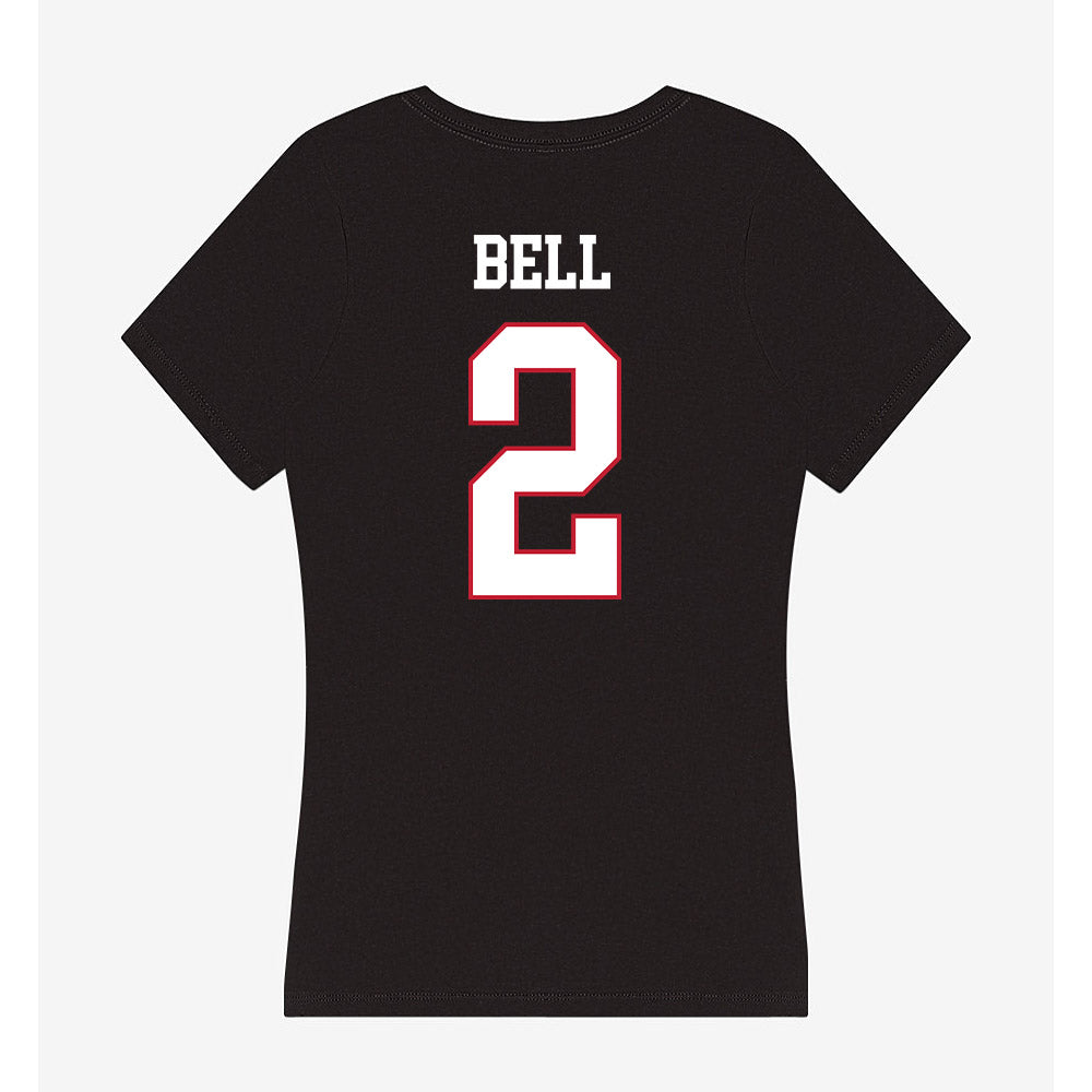 Miami of Ohio - NCAA Football : Devin Bell - Women's V-Neck T-Shirt-1