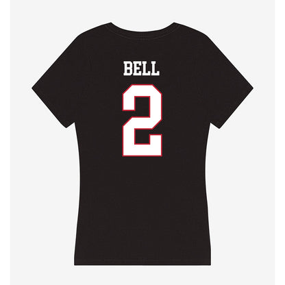 Miami of Ohio - NCAA Football : Devin Bell - Women's V-Neck T-Shirt-1