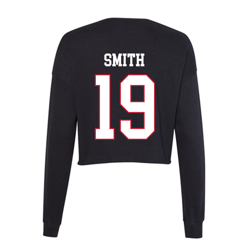 Miami of Ohio - NCAA Football : Jerome Smith - Women's Cropped Crew Fleece-1