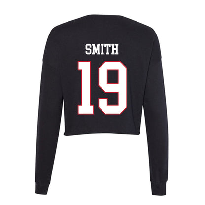 Miami of Ohio - NCAA Football : Jerome Smith - Women's Cropped Crew Fleece-1