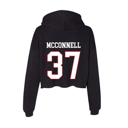 Miami of Ohio - NCAA Football : Vito McConnell - Women's Crop Fleece Hoodie-1