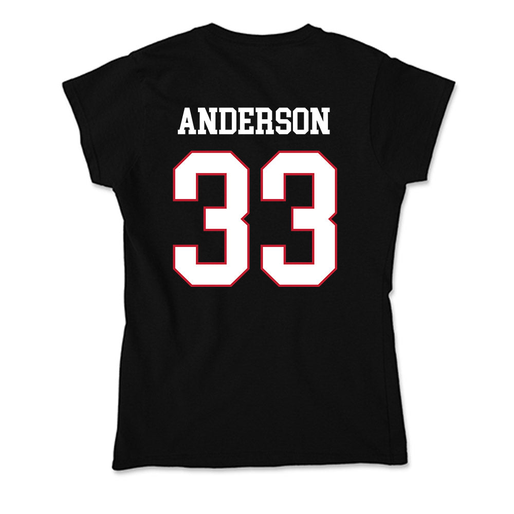 Miami of Ohio - NCAA Men's Basketball : Blake Anderson - Soft Style Women’s T-Shirt-1