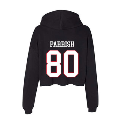 Miami of Ohio - NCAA Football : Michael Parrish - Women's Crop Fleece Hoodie-1