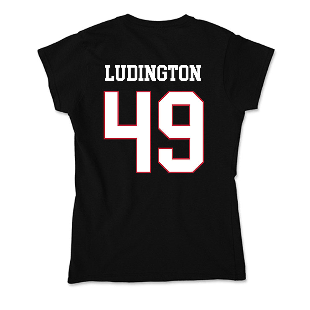 Miami of Ohio - NCAA Football : Anthony Ludington - Soft Style Women’s T-Shirt-1