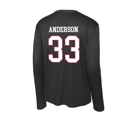 Miami of Ohio - NCAA Men's Basketball : Blake Anderson - Activewear Long Sleeve T-Shirt-1