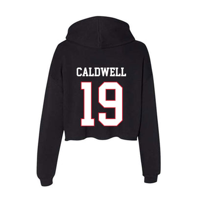 Miami of Ohio - NCAA Football : Ambe' Caldwell - Women's Crop Fleece Hoodie-1