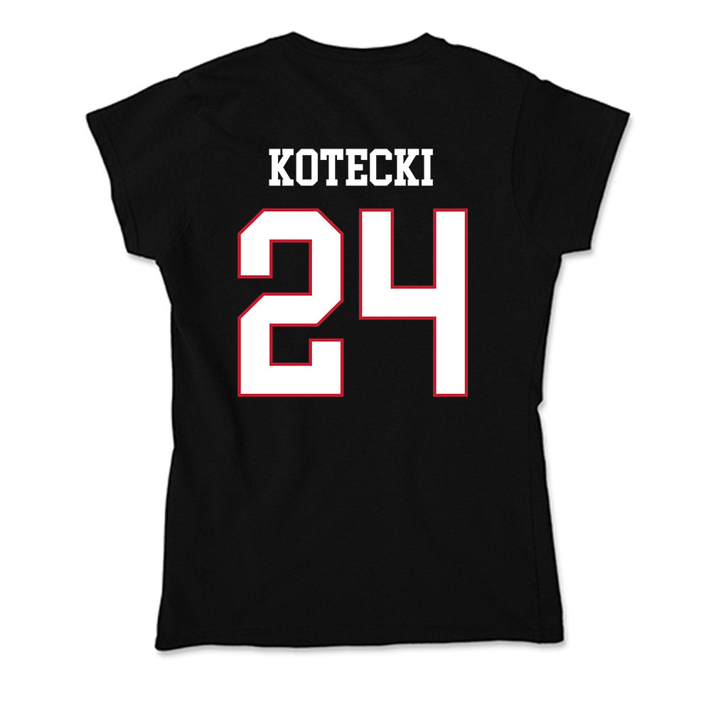 Miami of Ohio - NCAA Men's Basketball : Jackson Kotecki - Soft Style Women’s T-Shirt-1