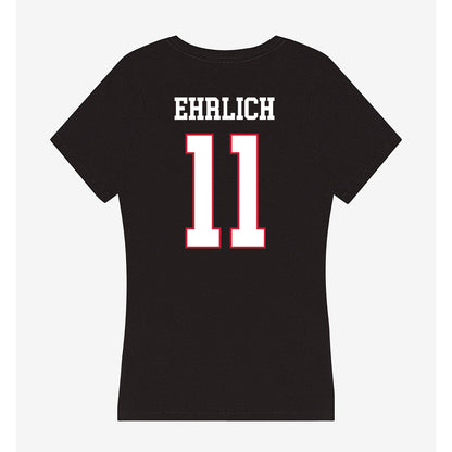 Miami of Ohio - NCAA Football : Noah Ehrlich - Women's V-Neck T-Shirt-1