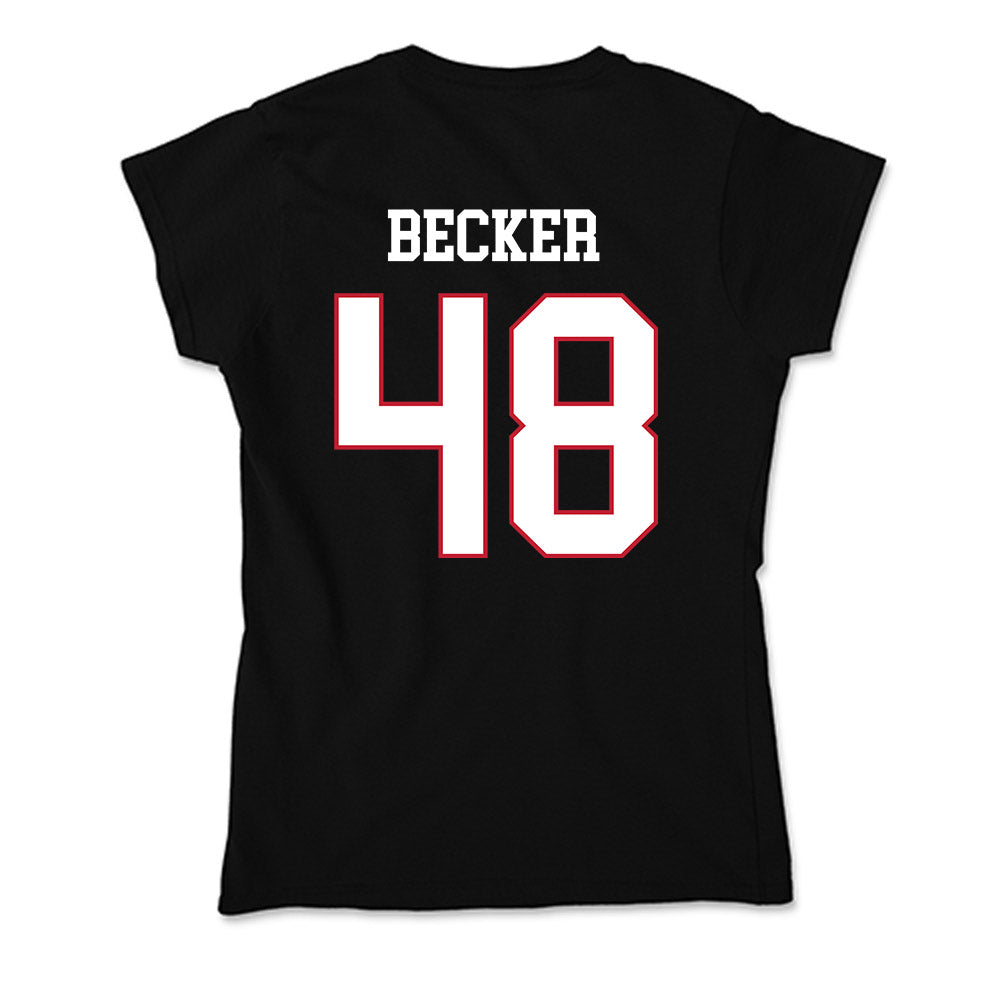 Miami of Ohio - NCAA Football : Chase Becker - Soft Style Women’s T-Shirt-1