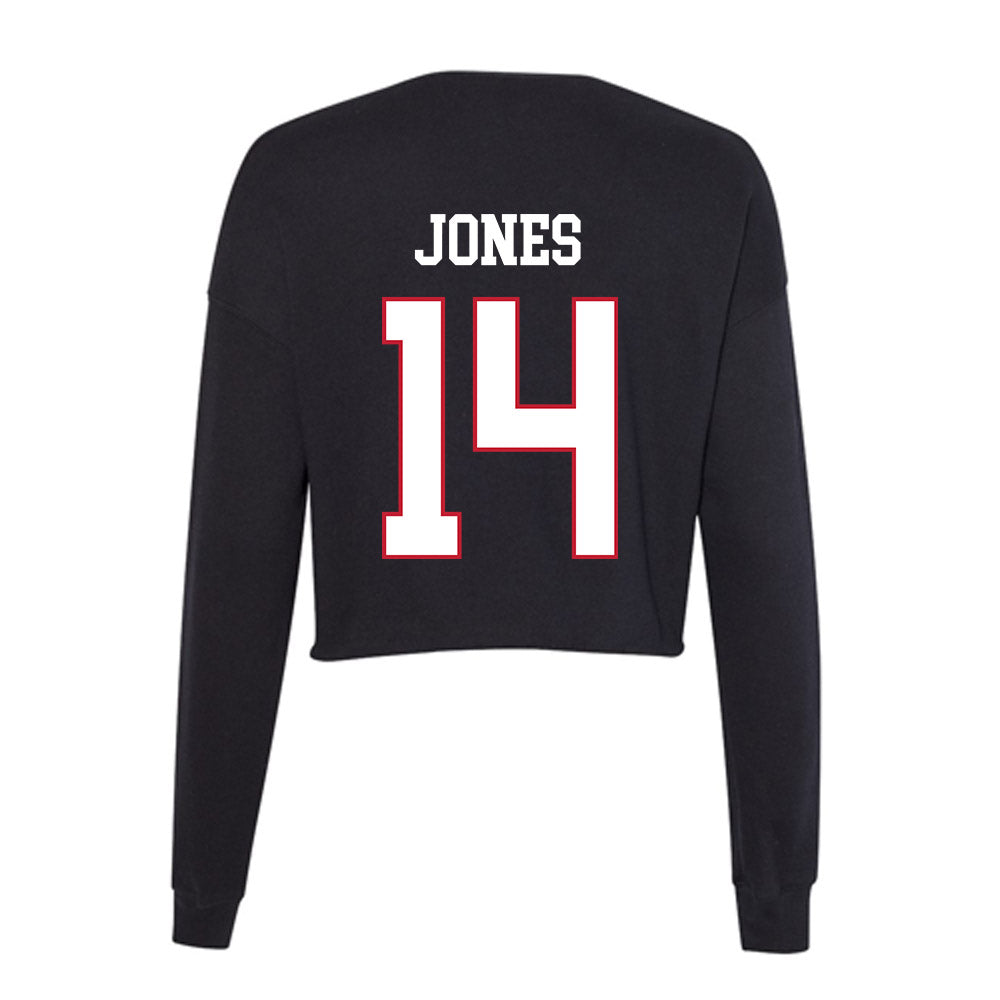 Miami of Ohio - NCAA Football : D'Shawntae Jones - Women's Cropped Crew Fleece-1