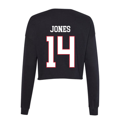 Miami of Ohio - NCAA Football : D'Shawntae Jones - Women's Cropped Crew Fleece-1