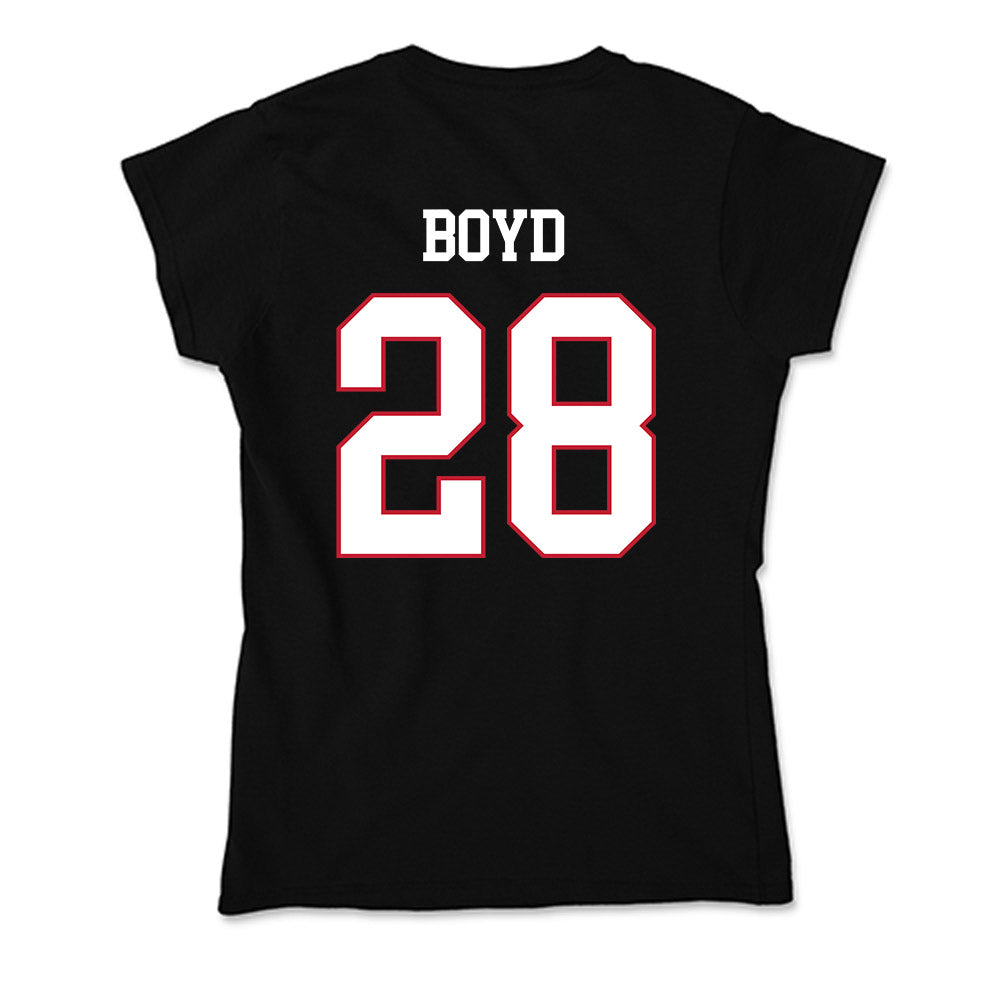 Miami of Ohio - NCAA Women's Soccer : Ava Boyd - Soft Style Women’s T-Shirt-1