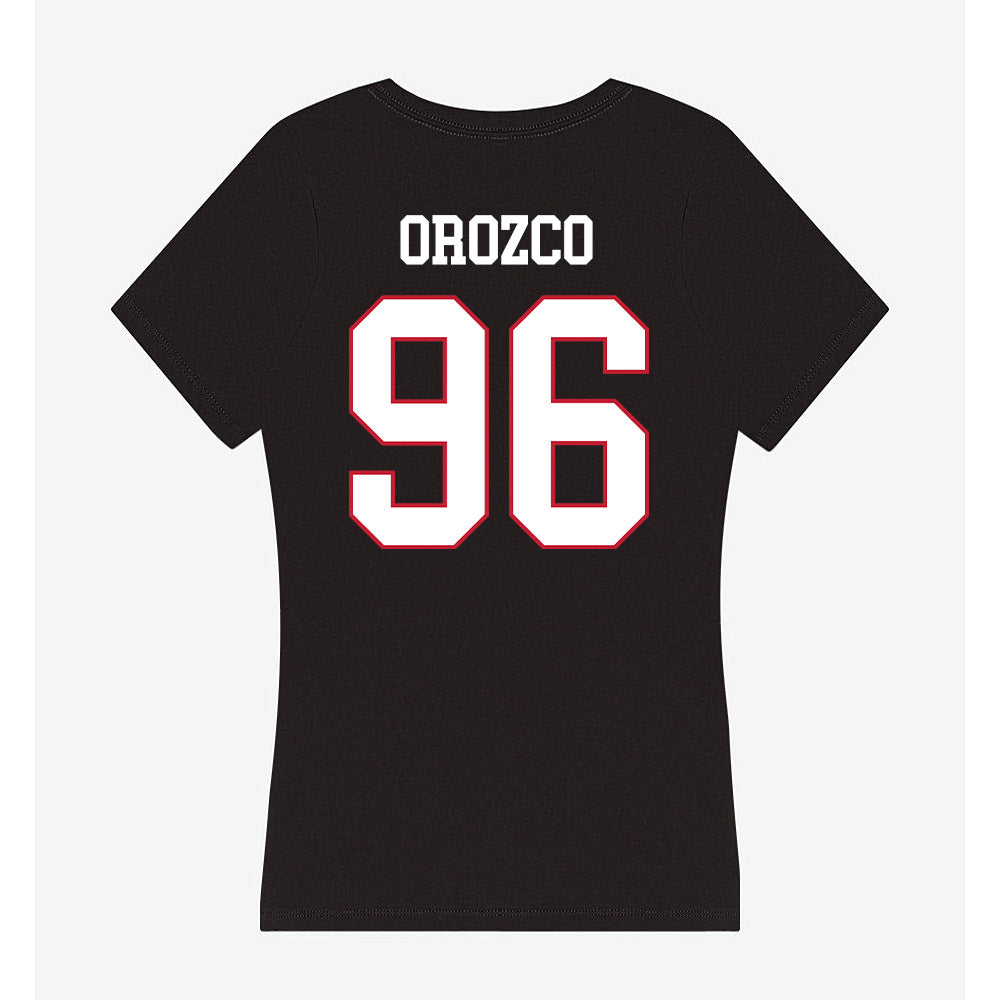 Miami of Ohio - NCAA Football : Carmine Orozco - Women's V-Neck T-Shirt-1