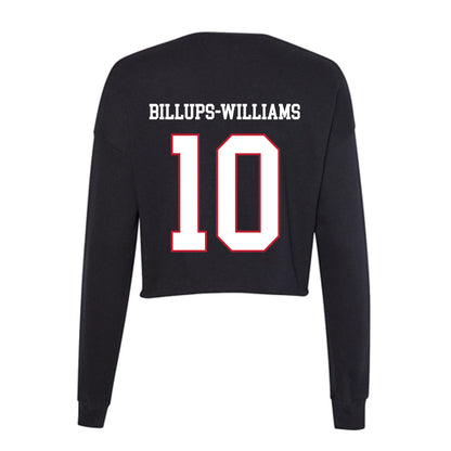 Miami of Ohio - NCAA Football : Lynel Billups-Williams - Women's Cropped Crew Fleece-1