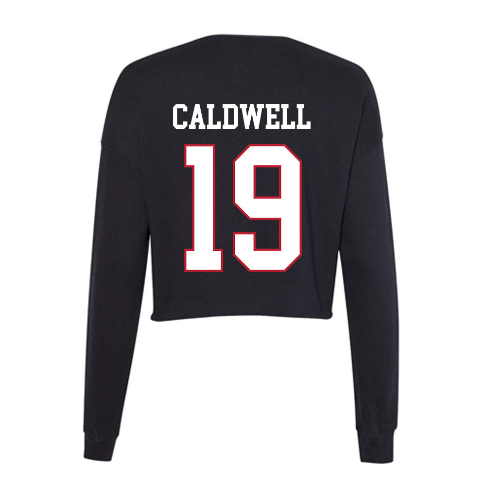 Miami of Ohio - NCAA Football : Ambe' Caldwell - Women's Cropped Crew Fleece-1