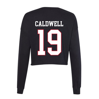 Miami of Ohio - NCAA Football : Ambe' Caldwell - Women's Cropped Crew Fleece-1