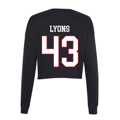 Miami of Ohio - NCAA Football : Grant Lyons - Women's Cropped Crew Fleece-1