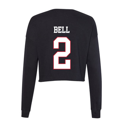 Miami of Ohio - NCAA Football : Devin Bell - Women's Cropped Crew Fleece-1