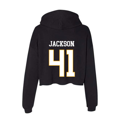 Kennesaw - NCAA Football : Byron Jackson - Women's Crop Fleece Hoodie-1