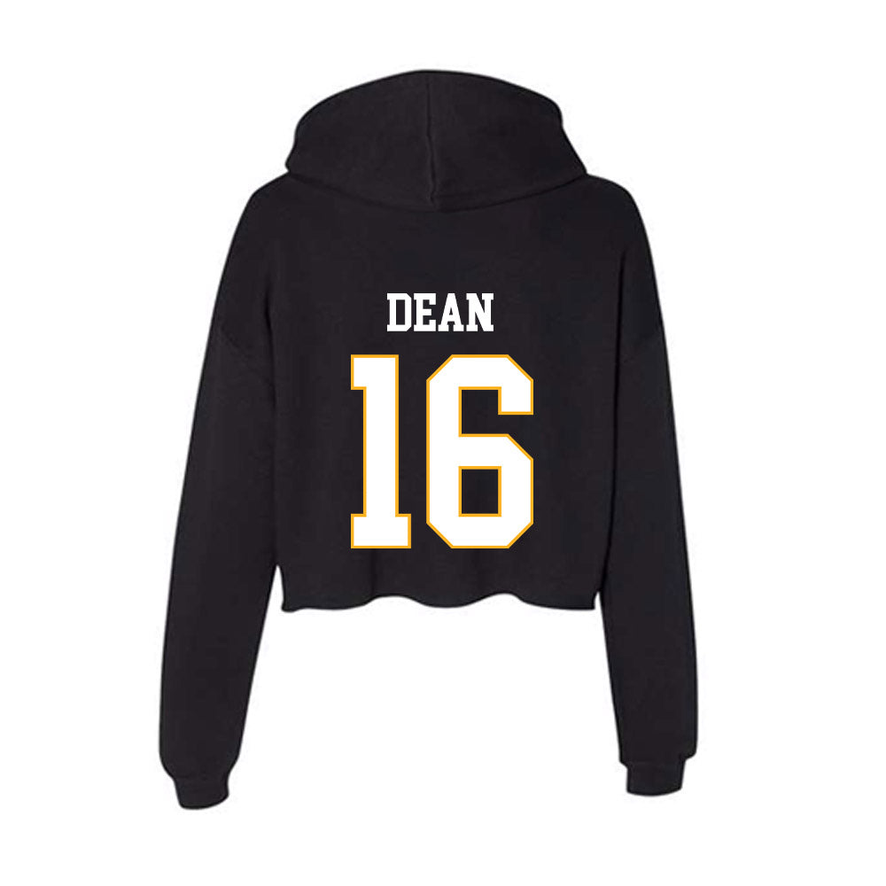 Kennesaw - NCAA Football : NaVelle Dean - Women's Crop Fleece Hoodie-1