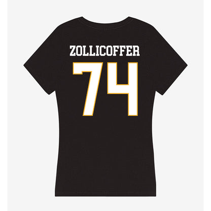 Kennesaw - NCAA Football : Elijah Zollicoffer - Women's V-Neck T-Shirt-1