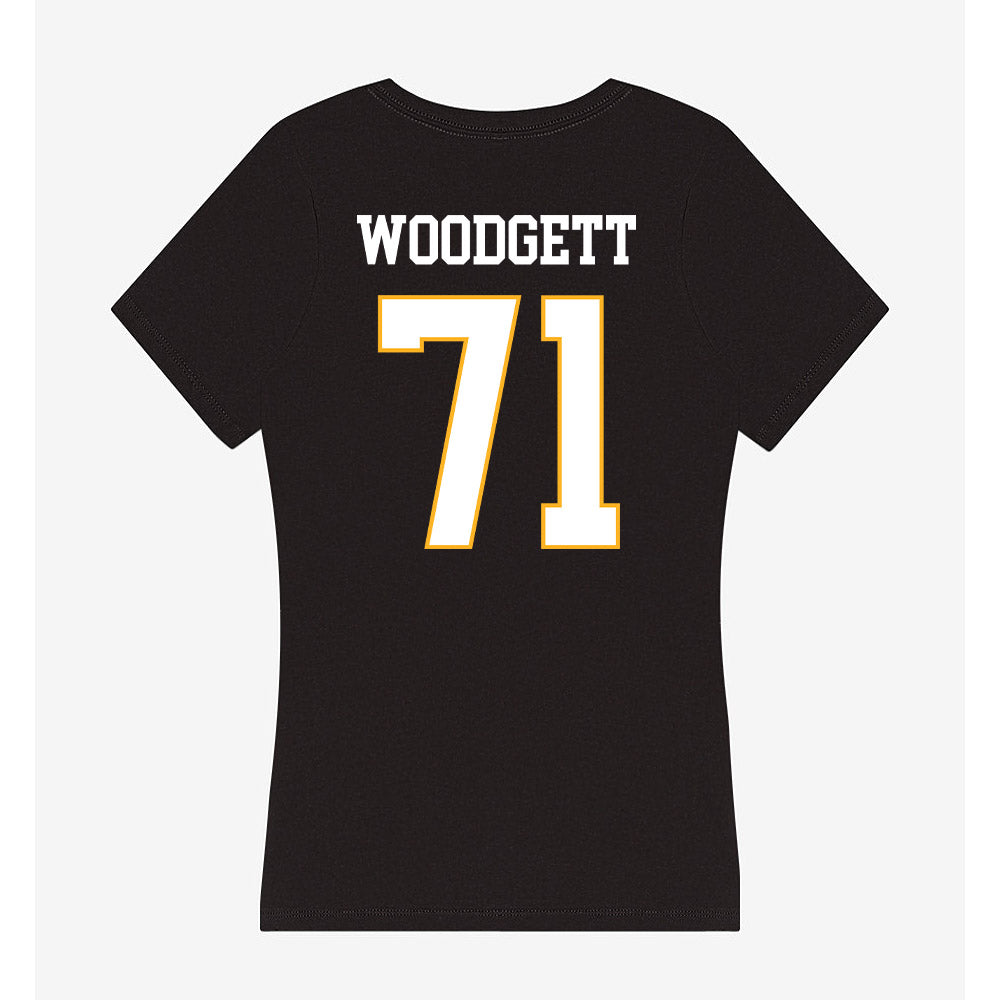 Kennesaw - NCAA Football : ZaMario Woodgett - Women's V-Neck T-Shirt-1