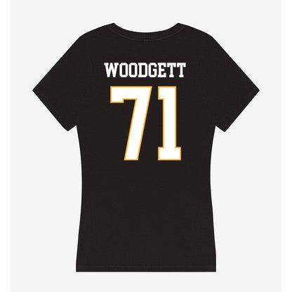 Kennesaw - NCAA Football : ZaMario Woodgett - Women's V-Neck T-Shirt-1