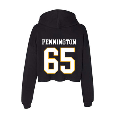 Kennesaw - NCAA Football : JT Pennington - Women's Crop Fleece Hoodie-1