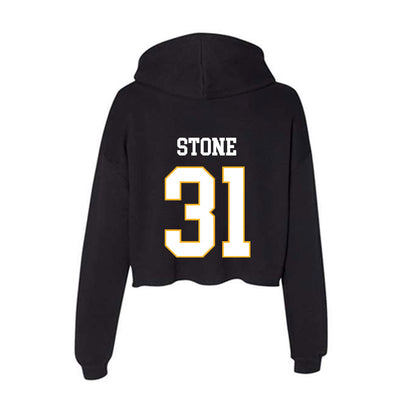 Kennesaw - NCAA Men's Basketball : Charles Stone - Women's Crop Fleece Hoodie-1