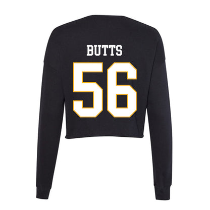 Kennesaw - NCAA Football : Trey Butts - Women's Cropped Crew Fleece-1