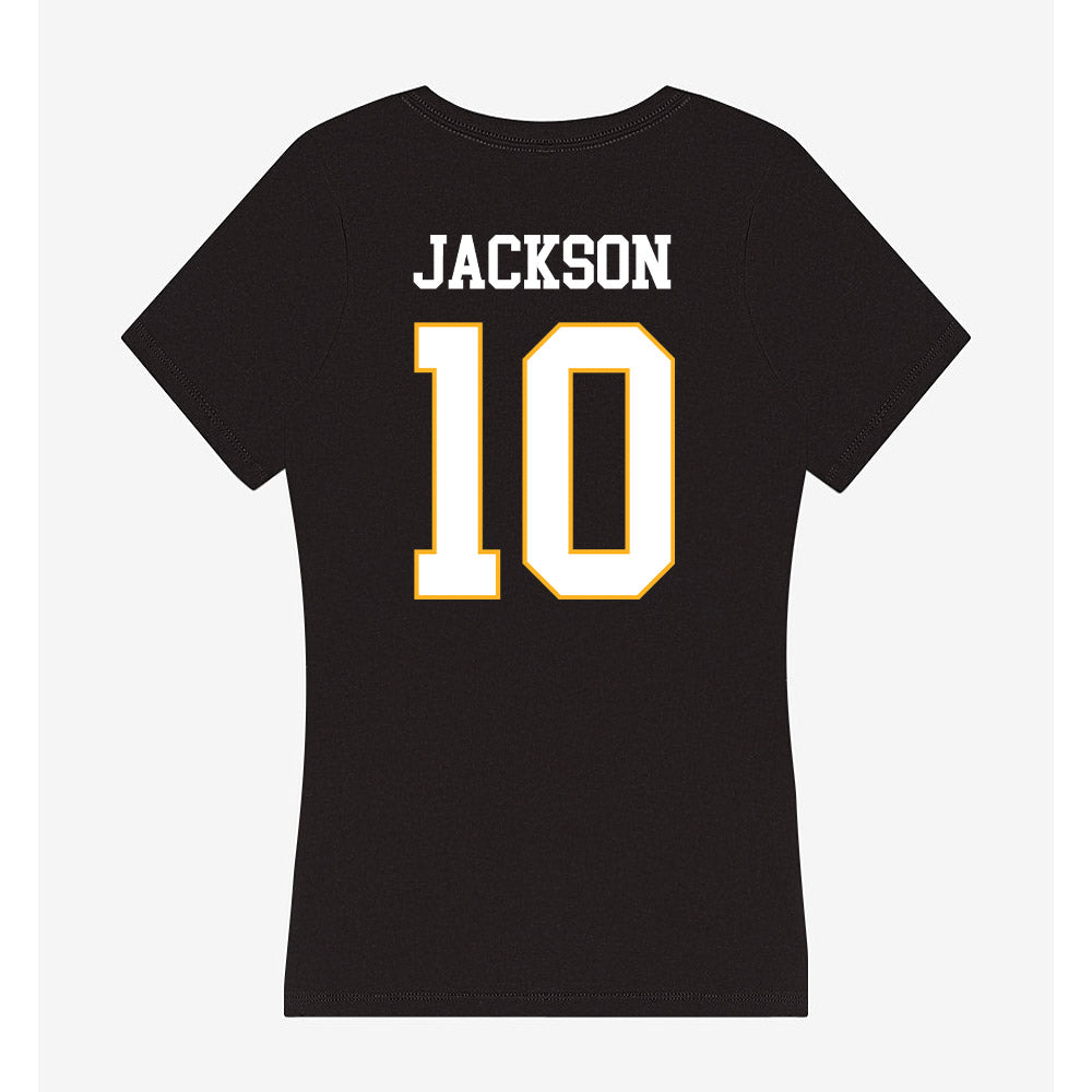 Kennesaw - NCAA Football : Jordan Jackson - Women's V-Neck T-Shirt-1