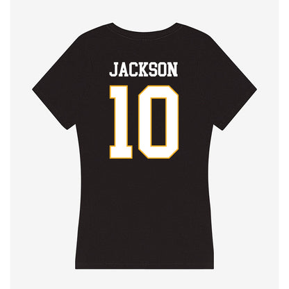 Kennesaw - NCAA Football : Jordan Jackson - Women's V-Neck T-Shirt-1